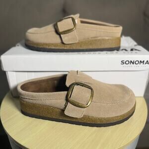 Sonoma Goods For Life Women's Mule Clogs, Taupe, US 7.5